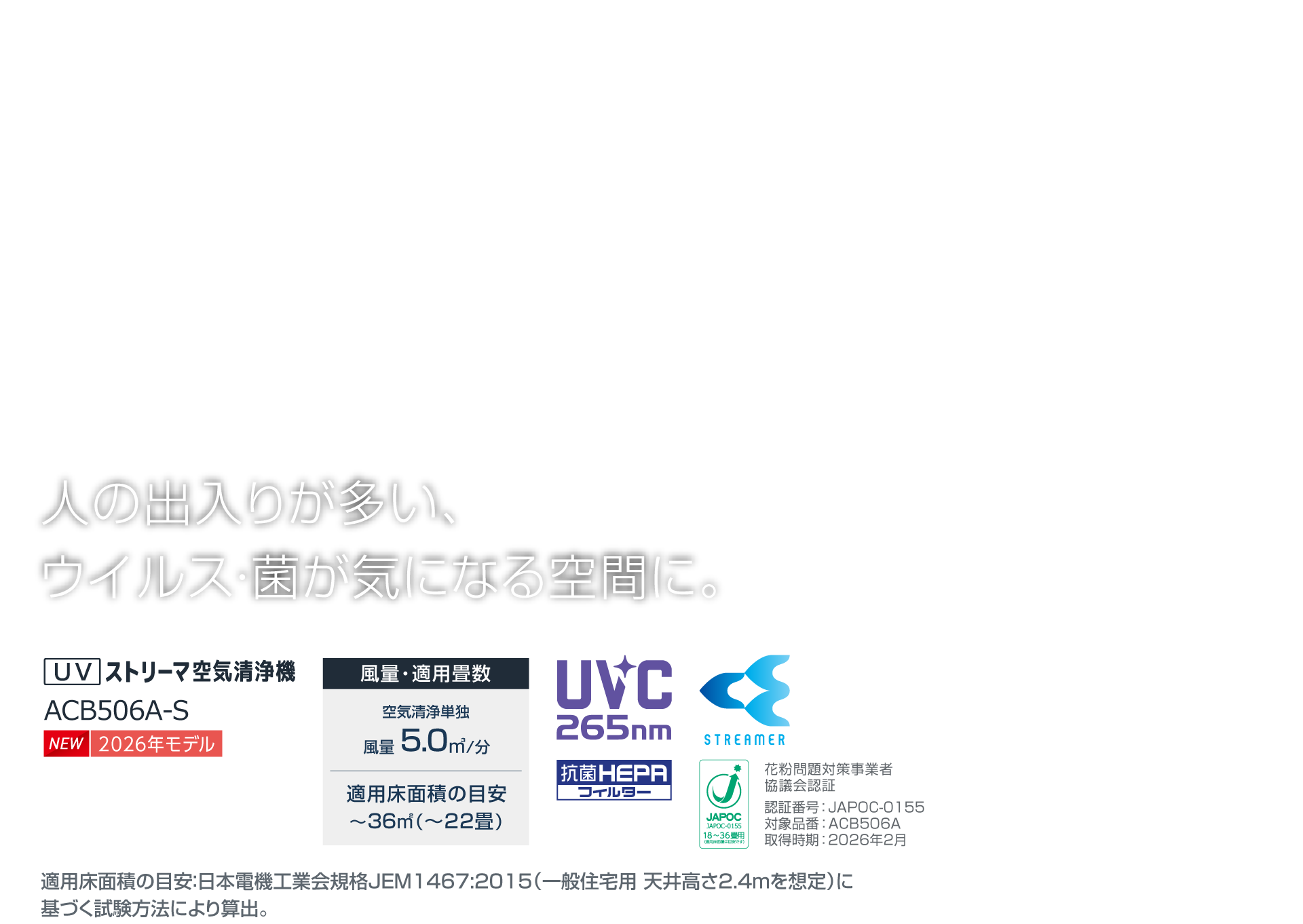人の出入りが多い、ウイルス・菌が気になる空間に。